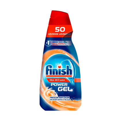 Maschinenwaschmittel Finish Power Gel All in One Fresh Burst 1 l (50 Wäschen)