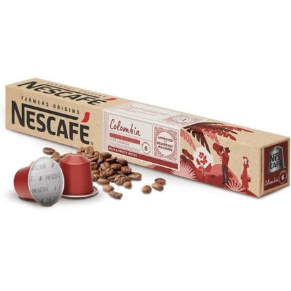 Kaffekapslar FARMERS ORIGINS Nescafé COLOMBIA Koffeinfritt (10 uds)