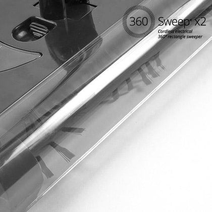 Rektangulär Elektrisk Sopborste Omnidomo 360 Sweep 7,2 V Svart - DETDUVILLLHA.SE